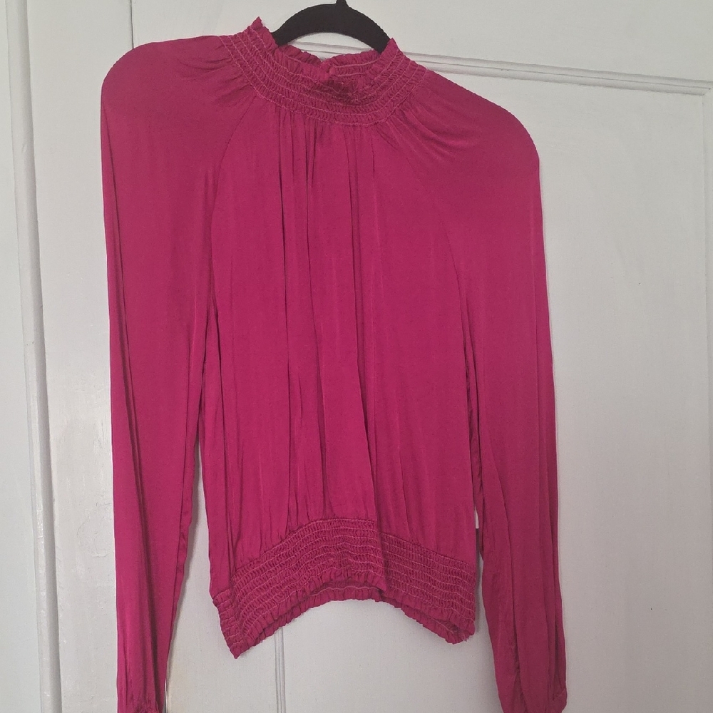 Bella Dahl Fuchsia Blouse
